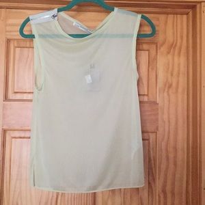 ALLSAINTS Sheer Sleeveless Top